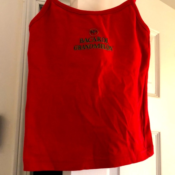 NWOT Barcardi Grandmelon  red tank top with built in shelf bra . Brand new! - Picture 10 of 10